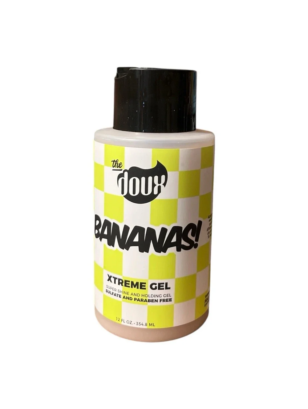 The Doux Bananas Xtreme Hold Hair Gel 12 oz Strong Hold Curl Styling Gel New